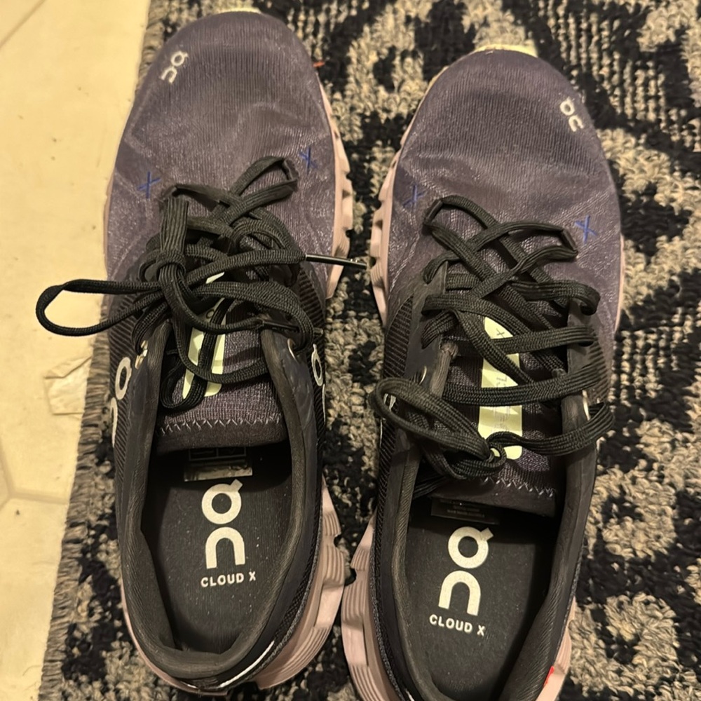 Purple trail run QC sneakers
